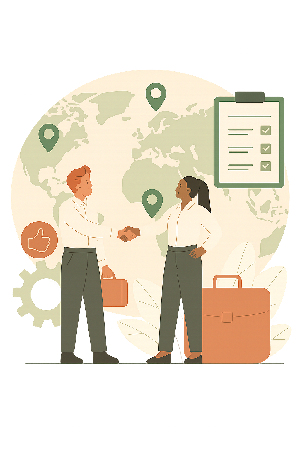 Icône accompagnement des expatriés